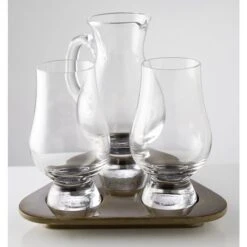 Glencairn Tasting Set Med Handgjord Träplatta -Vinglas Butik glencairnset2