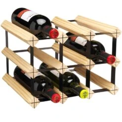 Metro Vinställ För 9 St Flaskor Påbyggnadsbart