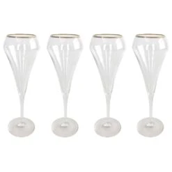 Open Up Champagneglas Guldkant 20 Cl 10 Open Up Champagneglas Guldkant 20 Cl -Vinglas Butik open up champagneglas guld