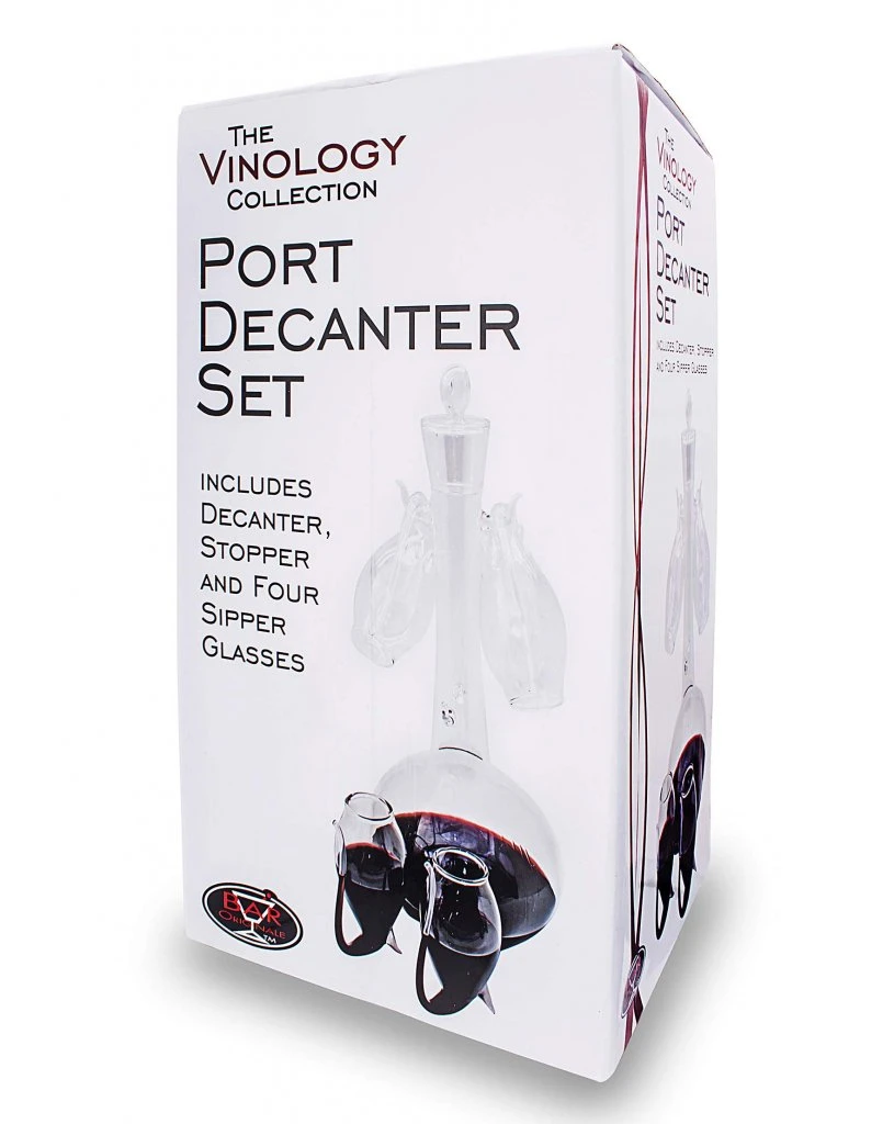 Portvinskaraff Med 4 St Glas 2 Portvinskaraff Med 4 St Glas - Bild 2